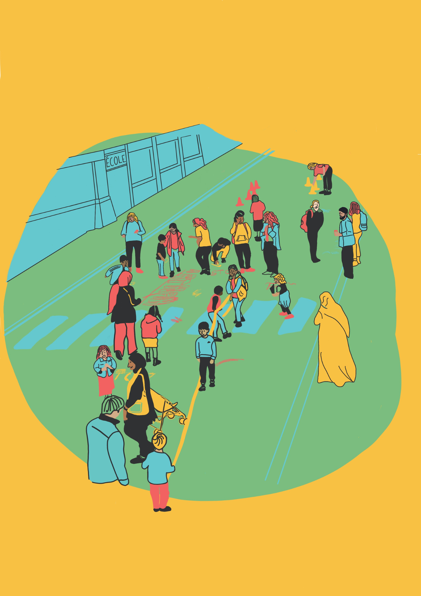 Illustration Streets For Kids