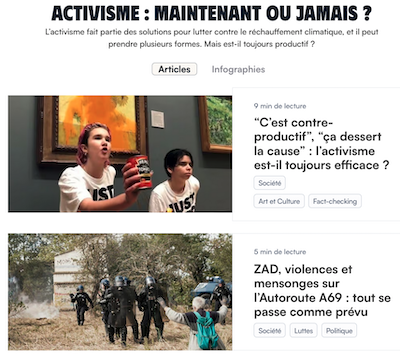Activisme : maintenant ou jamais