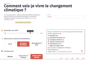 Comment vais-je vivre le changement climatique ?