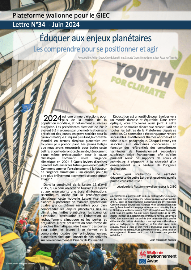 Eduquer aux enjeux planétaires