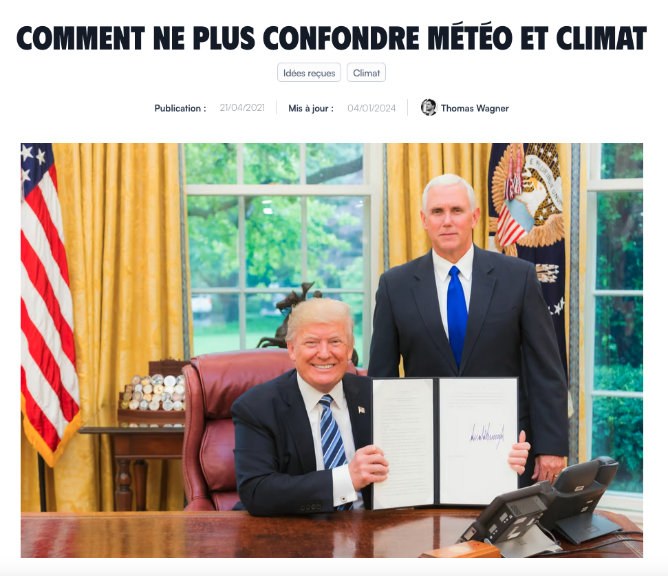 Ne plus confondre météo et climat