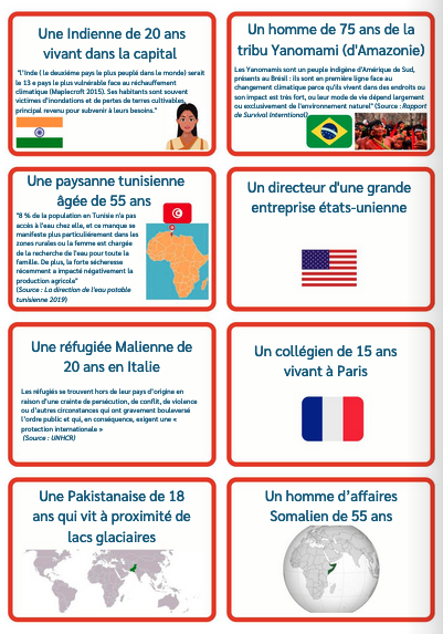 Pas en avant des inégalités climatiques
