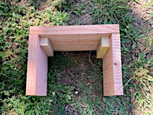 Tabouret de profil