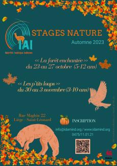 Stages nature automne 2023 
