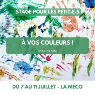 Stage été A vos couleurs