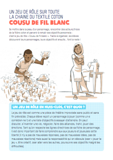 Cousu de fil blanc