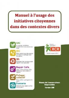 Manuel à l'usage des initiatives citoyennes dans des contextes divers