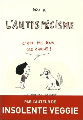 un chien avec une fille